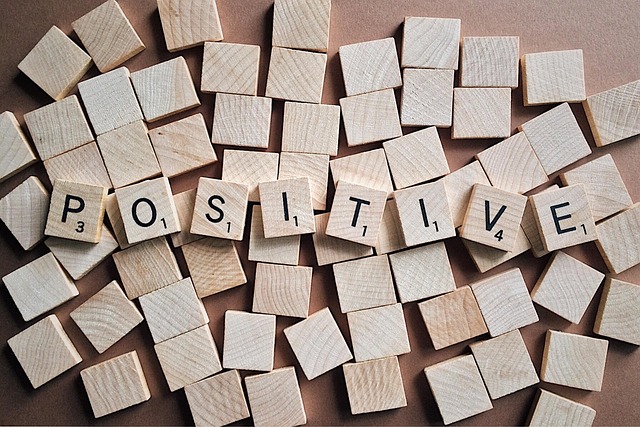 Positive Buchstaben, Text, Inspirierend