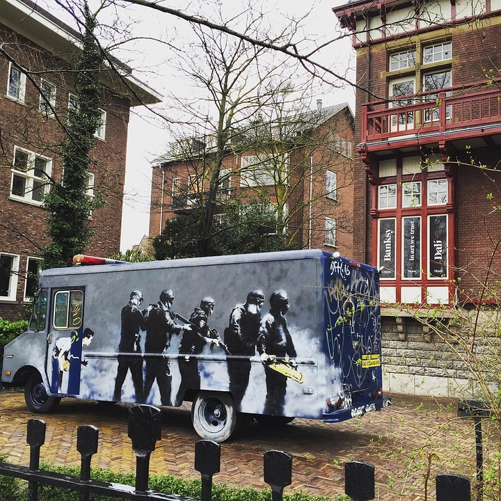 Amsterdam, Banksy, Graffiti, Design, Illustration