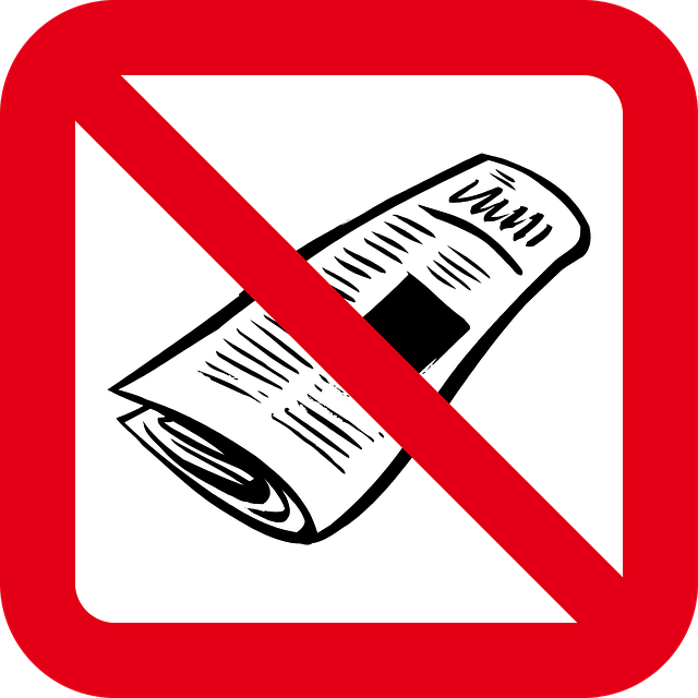 Free sign prohibition designation vector