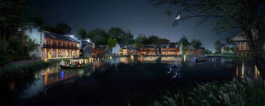 Ciudad Antigua, Vista De Noche, Lakeside
