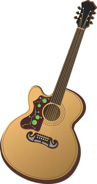 Free guitar guitar vector folk guitar vector