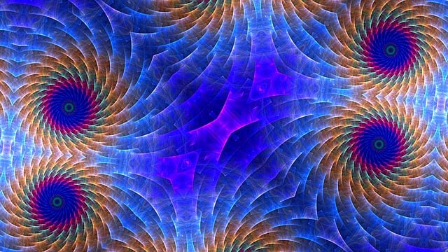 Free kaleidoscope website pattern ornament illustration