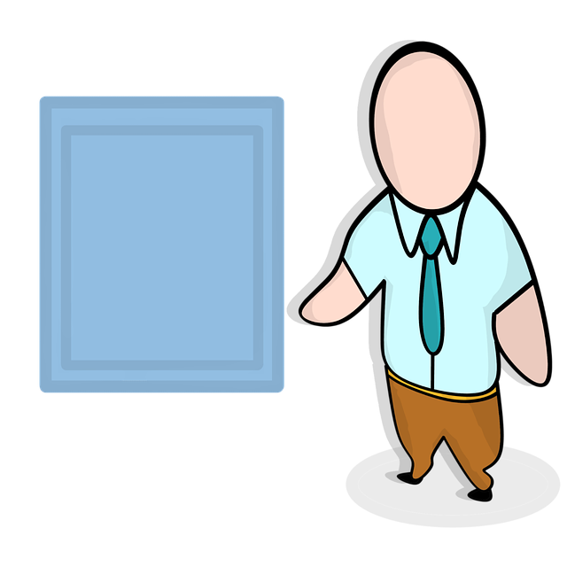 Free board man figure illustration