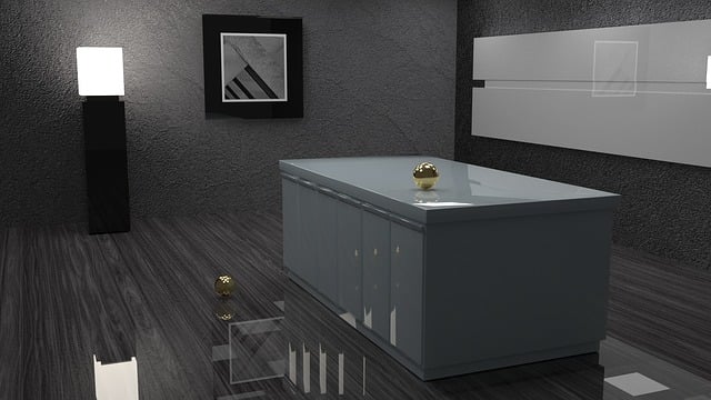 Free interior modern modern interior illustration