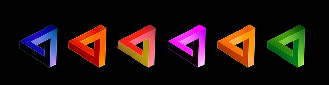 Free escher triangle triangle geometry illustration