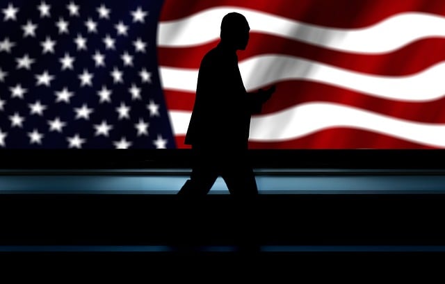 Free businessman usa mobile illustration