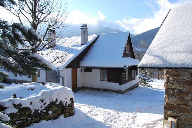 Free Winter Cottage photo and picture