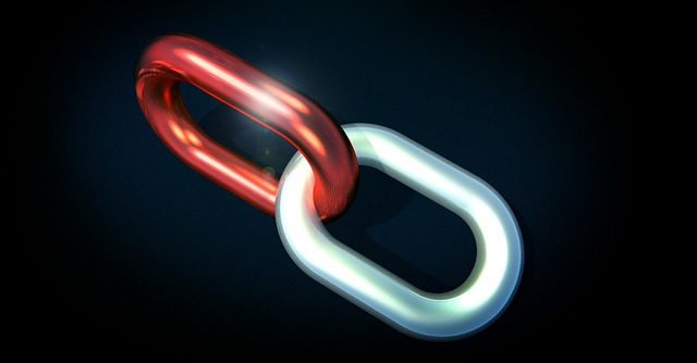 Free chain chain link connection illustration