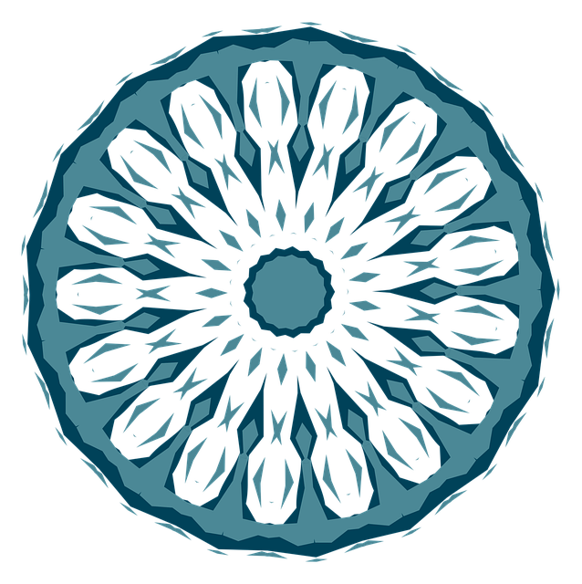 Free mandala art ornament vector