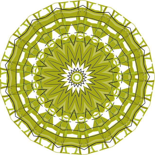 Free mandala art ornament vector