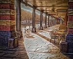 bristol watershed, walkway, passage