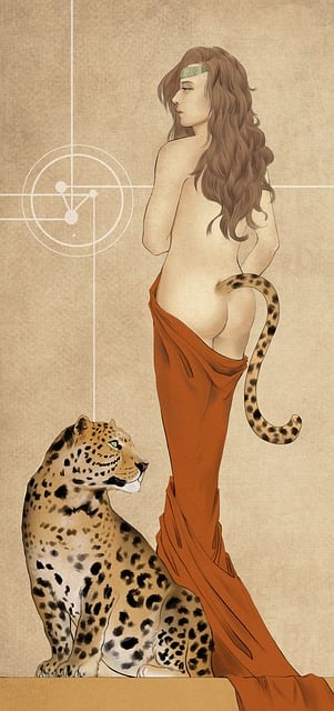 Free Queen Mother Of The West Leopard Tail illustration and picture
