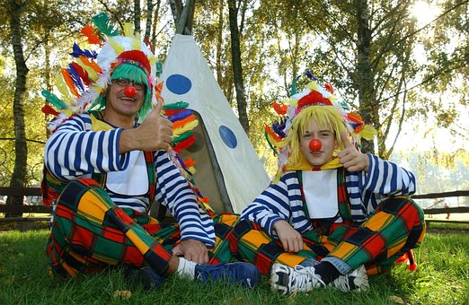 Free Clowns Indians photo and picture