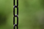 chain, wet, link
