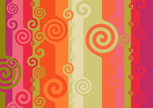 Free ringlets kringel background illustration