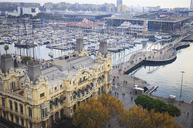 Barcelona, Havn, Spanien, Europa