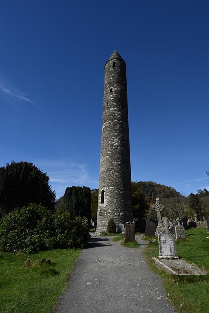 Ierland, Glendalough, Toren, Vikingen