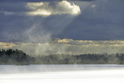Free Winter River photo and picture