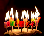birthday, candles, celebration