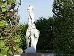 hermes, statue, god