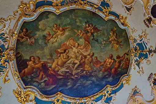 Techo, Pintura De Techo, Ornamento, Arte