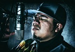 face, microphone, man