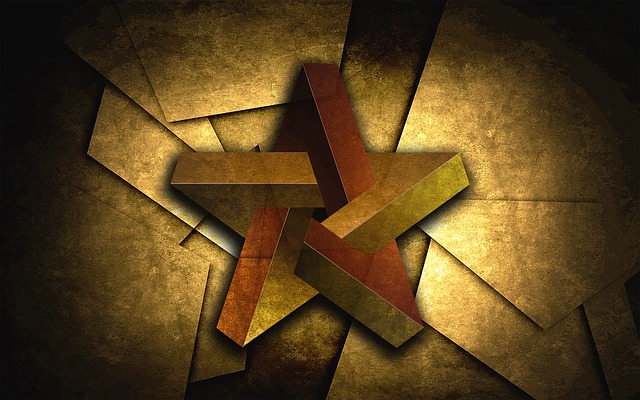Free star perplexed geometry illustration