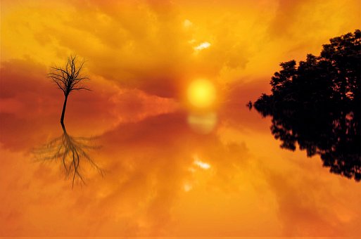 Sonnenuntergang, Sonnenaufgang, Natur