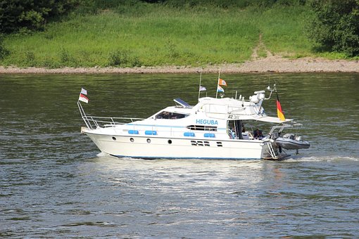 Embarcacion, Barco, Powerboat, Rin, Agua