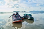 shoes, beach, sand