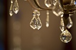 chandelier, light, old