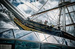 cutty sark, ship, dock