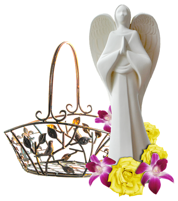 Free Basket Angel illustration and picture