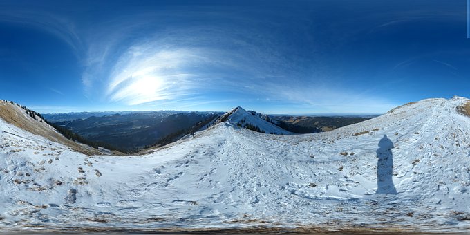 Free Winter Panorama photo and picture