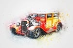 car, hot rod, vehicle