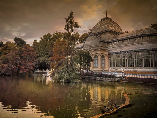 Madrid, Kristall-Palast, Seniorenpark