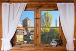 architecture, window, outlook