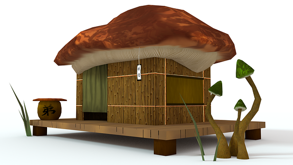 Blender 3D, Cgi, Modelo 3D, Hongo Mundo