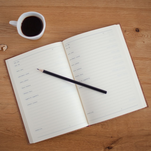 Kaffe, Notesbog, Arbejde, Pen