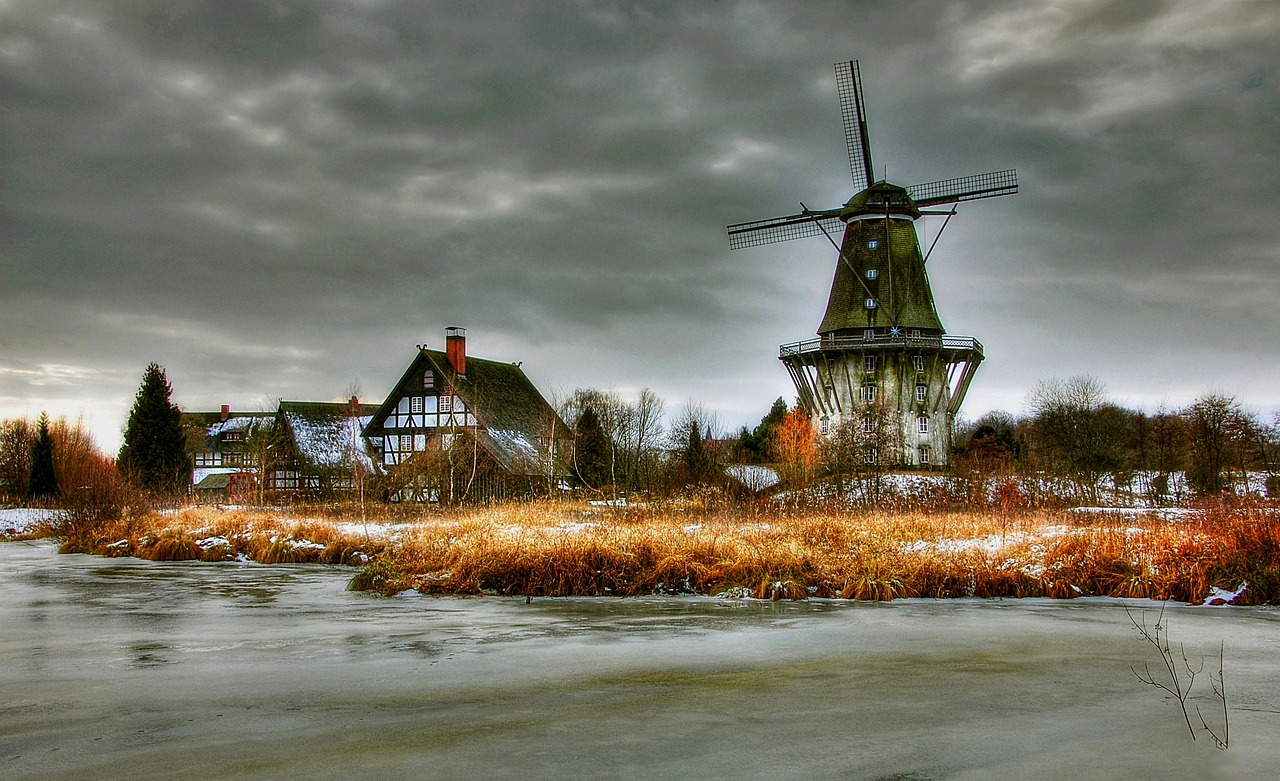 Mills - free online jigsaw puzzle photo