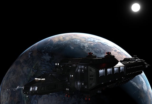 Free climate change course space illustration