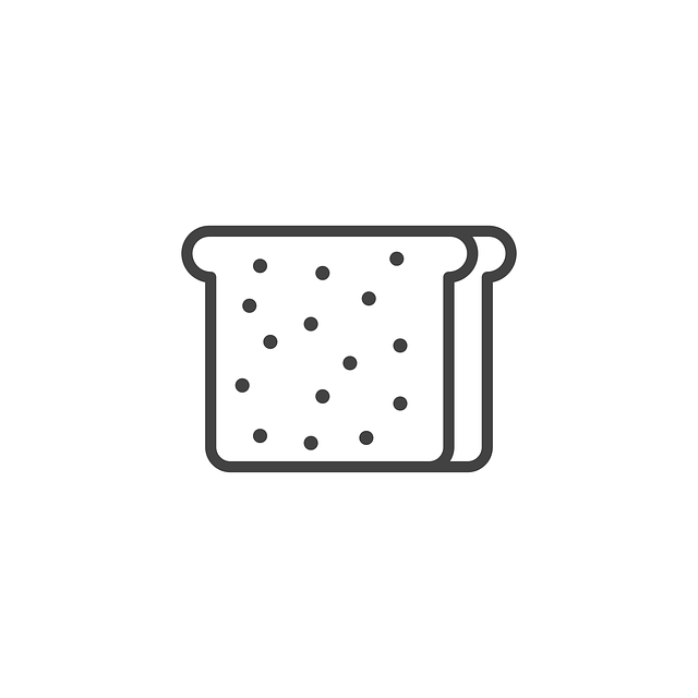 Free bread icon food vector