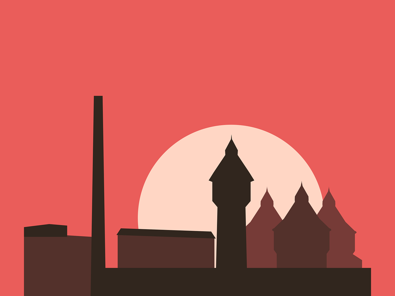 Download free HD stock image of Factory Silhouette Free factory silhouette building vector