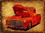 vintage, car, auto