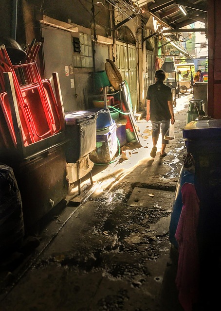 Bangkok, Gader, Rejse, Thailand