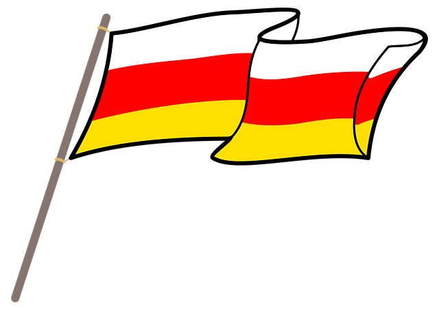 Free south ossetia flag graphics vector