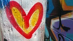 heart, graffiti, paint