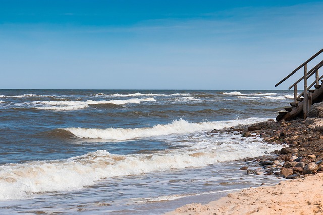 Free The Baltic Sea The Waves photo and picture