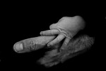 child, father, people