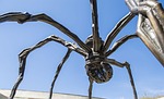 sculpture, spider sculpture, metal sculpture